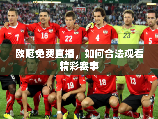 欧冠免费直播，如何合法观看精彩赛事