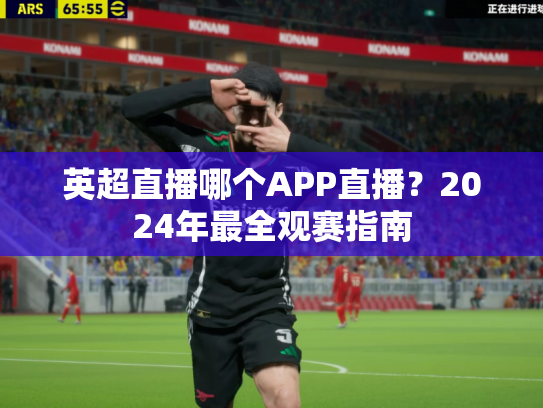 英超直播哪个APP直播？2024年最全观赛指南