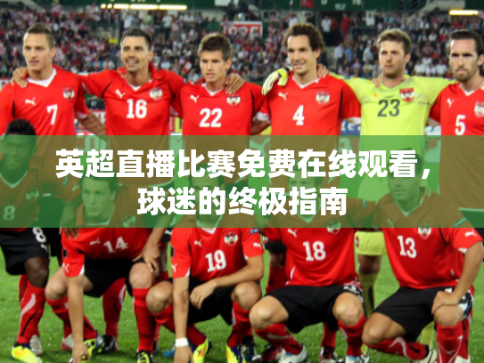 英超直播比赛免费在线观看，球迷的终极指南