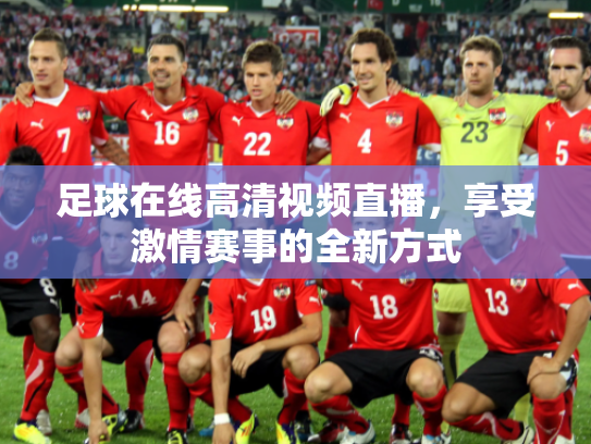 足球在线高清视频直播，享受激情赛事的全新方式