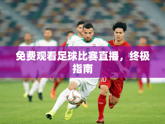免费观看足球比赛直播，终极指南