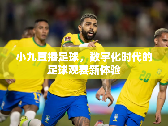 小九直播足球，数字化时代的足球观赛新体验