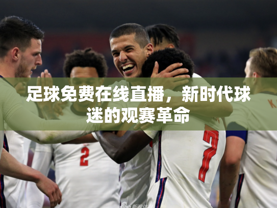 足球免费在线直播，新时代球迷的观赛革命