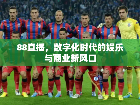 88直播，数字化时代的娱乐与商业新风口