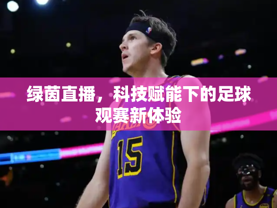 绿茵直播，科技赋能下的足球观赛新体验
