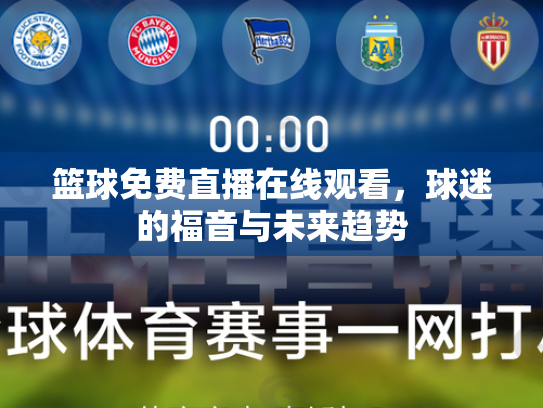 篮球免费直播在线观看，球迷的福音与未来趋势