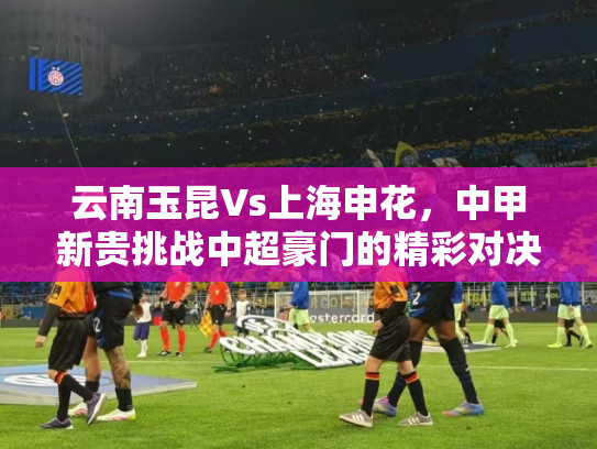 云南玉昆Vs上海申花，中甲新贵挑战中超豪门的精彩对决