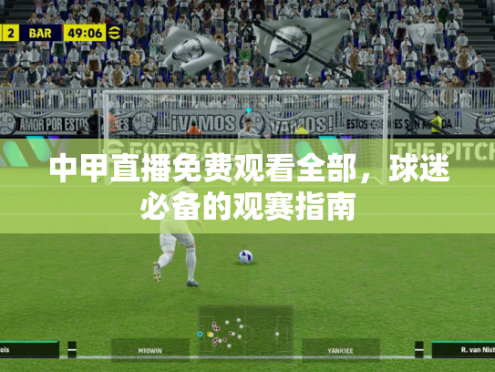 中甲直播免费观看全部，球迷必备的观赛指南