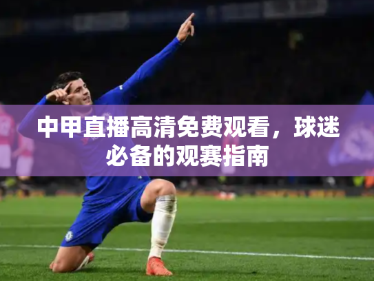 中甲直播高清免费观看，球迷必备的观赛指南