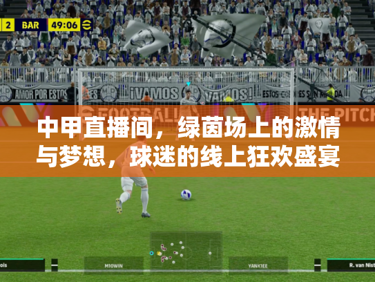 中甲直播间，绿茵场上的激情与梦想，球迷的线上狂欢盛宴