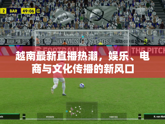 越南最新直播热潮，娱乐、电商与文化传播的新风口