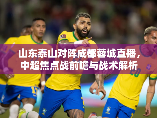 山东泰山对阵成都蓉城直播，中超焦点战前瞻与战术解析