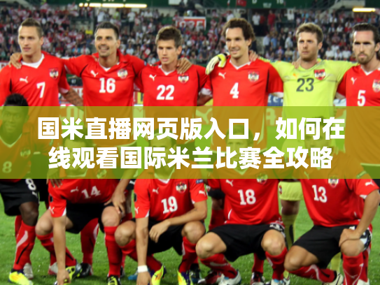 国米直播网页版入口，如何在线观看国际米兰比赛全攻略