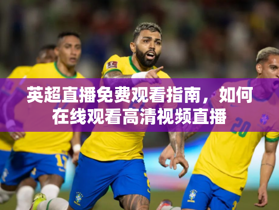 英超直播免费观看指南，如何在线观看高清视频直播