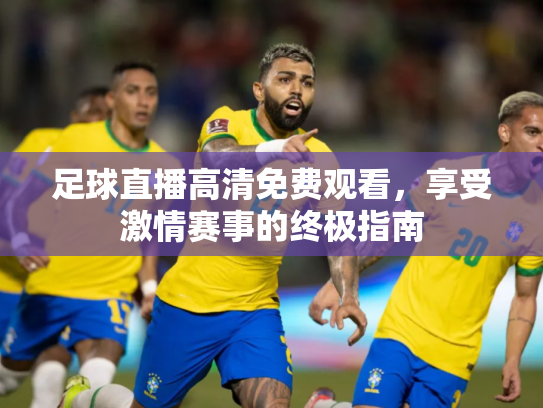 足球直播高清免费观看，享受激情赛事的终极指南
