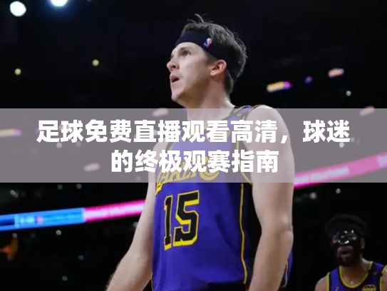 足球免费直播观看高清，球迷的终极观赛指南