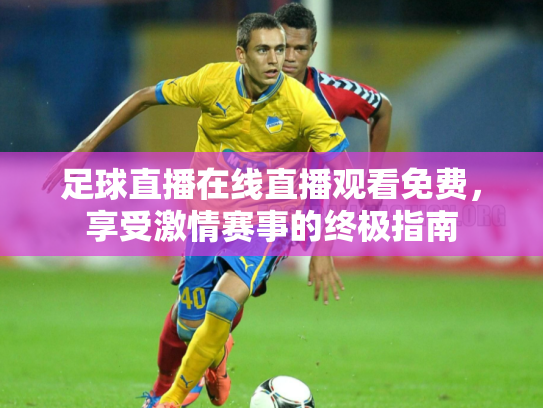 足球直播在线直播观看免费，享受激情赛事的终极指南