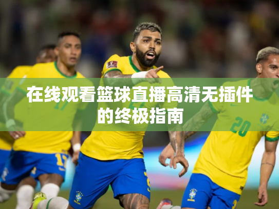 在线观看篮球直播高清无插件的终极指南