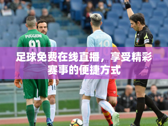 足球免费在线直播，享受精彩赛事的便捷方式