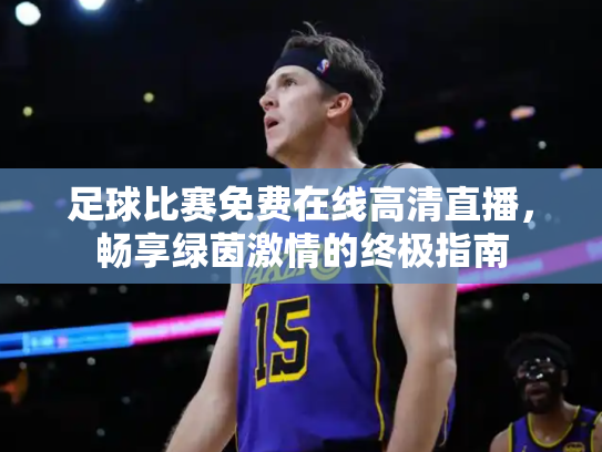 足球比赛免费在线高清直播，畅享绿茵激情的终极指南