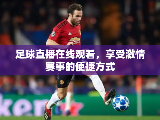 足球直播在线观看，享受激情赛事的便捷方式