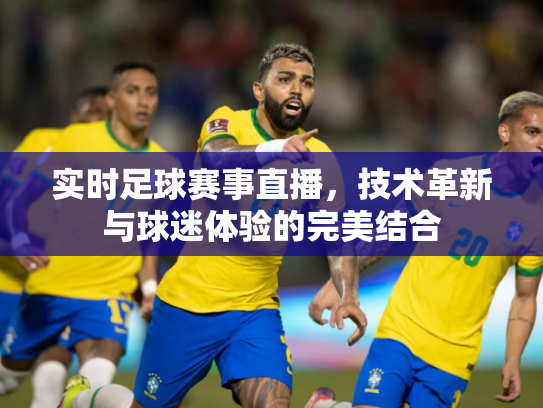 实时足球赛事直播，技术革新与球迷体验的完美结合