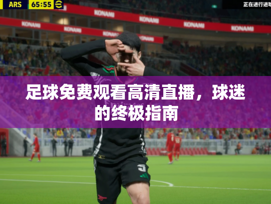 足球免费观看高清直播，球迷的终极指南