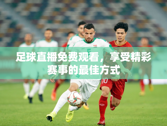 足球直播免费观看，享受精彩赛事的最佳方式