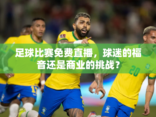 足球比赛免费直播，球迷的福音还是商业的挑战？