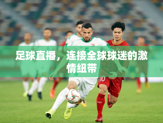 足球直播，连接全球球迷的激情纽带
