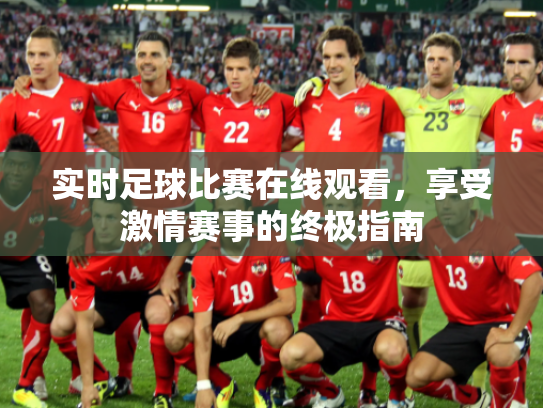 实时足球比赛在线观看，享受激情赛事的终极指南