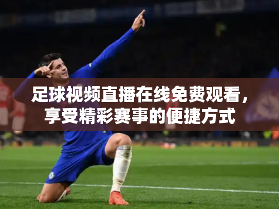 足球视频直播在线免费观看，享受精彩赛事的便捷方式