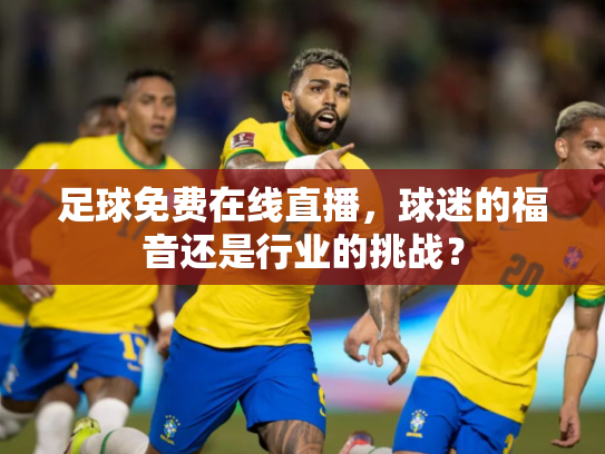 足球免费在线直播，球迷的福音还是行业的挑战？