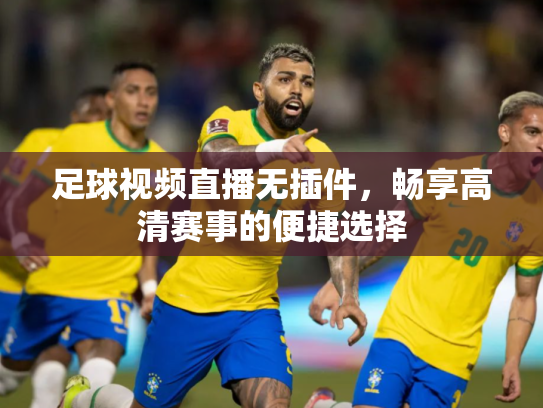 足球视频直播无插件，畅享高清赛事的便捷选择