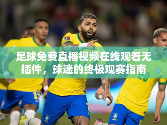 足球免费直播视频在线观看无插件，球迷的终极观赛指南