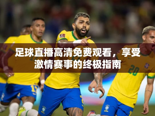 足球直播高清免费观看，享受激情赛事的终极指南