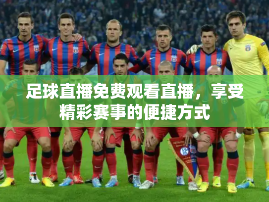 足球直播免费观看直播，享受精彩赛事的便捷方式