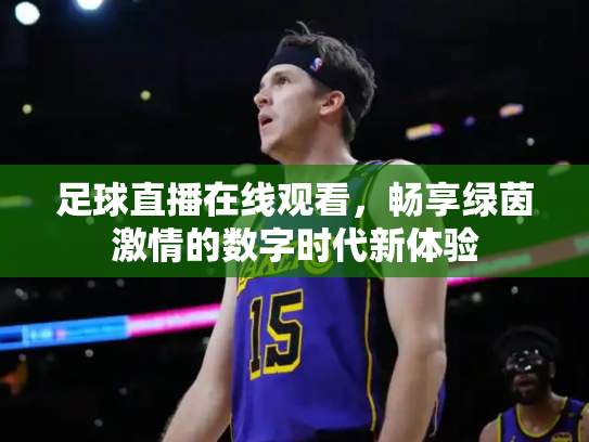 足球直播在线观看，畅享绿茵激情的数字时代新体验