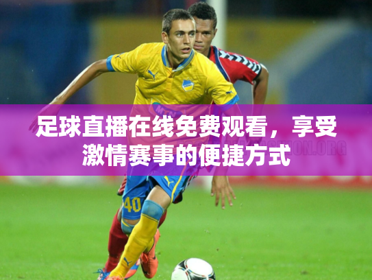 足球直播在线免费观看，享受激情赛事的便捷方式