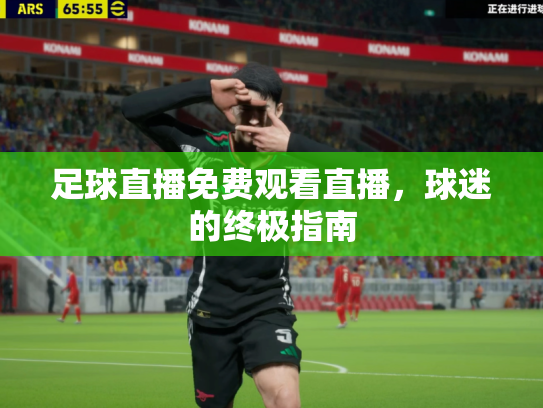足球直播免费观看直播，球迷的终极指南