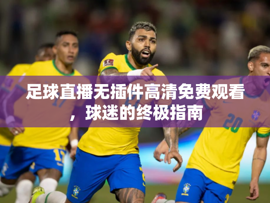 足球直播无插件高清免费观看，球迷的终极指南