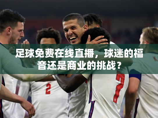 足球免费在线直播，球迷的福音还是商业的挑战？
