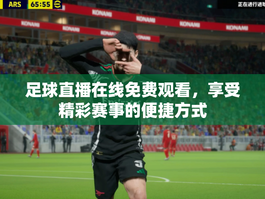 足球直播在线免费观看，享受精彩赛事的便捷方式