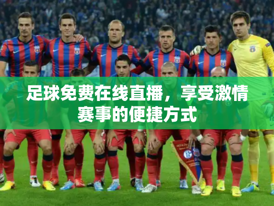 足球免费在线直播，享受激情赛事的便捷方式