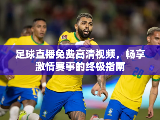 足球直播免费高清视频，畅享激情赛事的终极指南