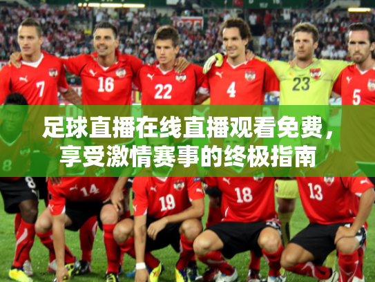 足球直播在线直播观看免费，享受激情赛事的终极指南