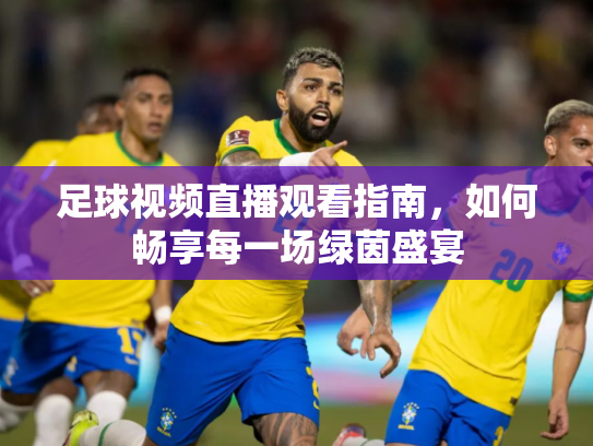 足球视频直播观看指南，如何畅享每一场绿茵盛宴