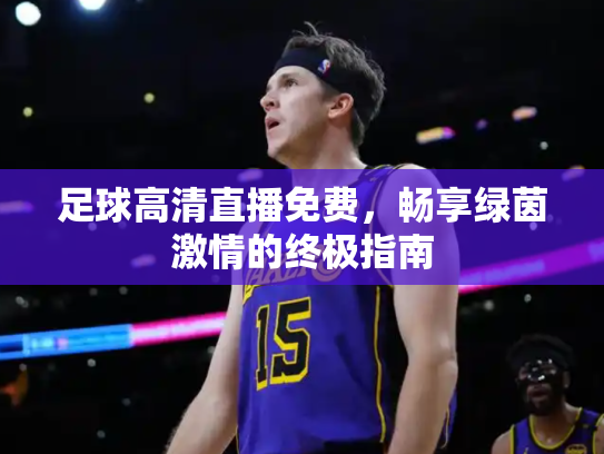 足球高清直播免费，畅享绿茵激情的终极指南