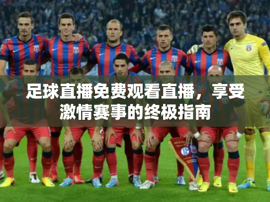 足球直播免费观看直播，享受激情赛事的终极指南