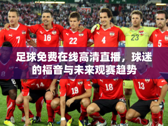 足球免费在线高清直播，球迷的福音与未来观赛趋势